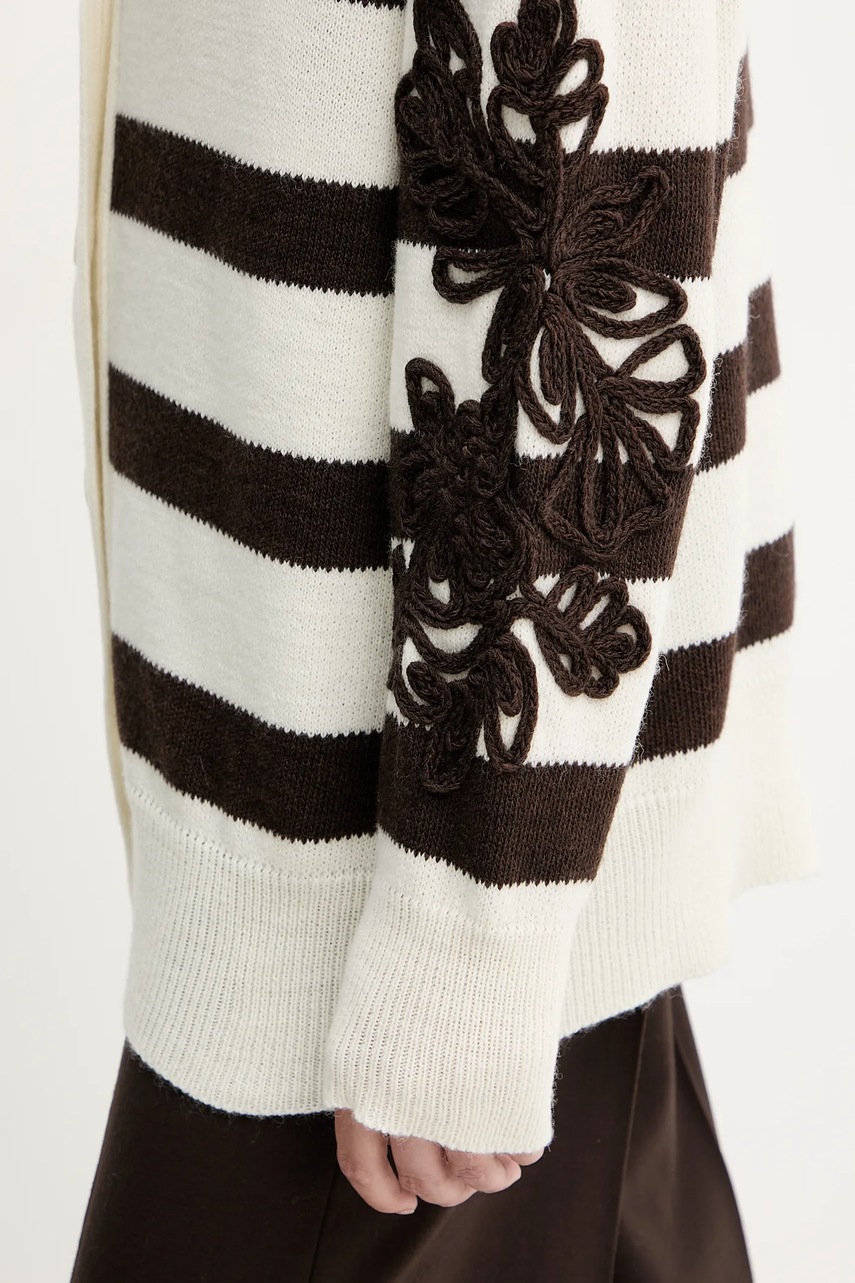 Kardigan s příměsí vlny Ermanno Firenze (obrázek 6)