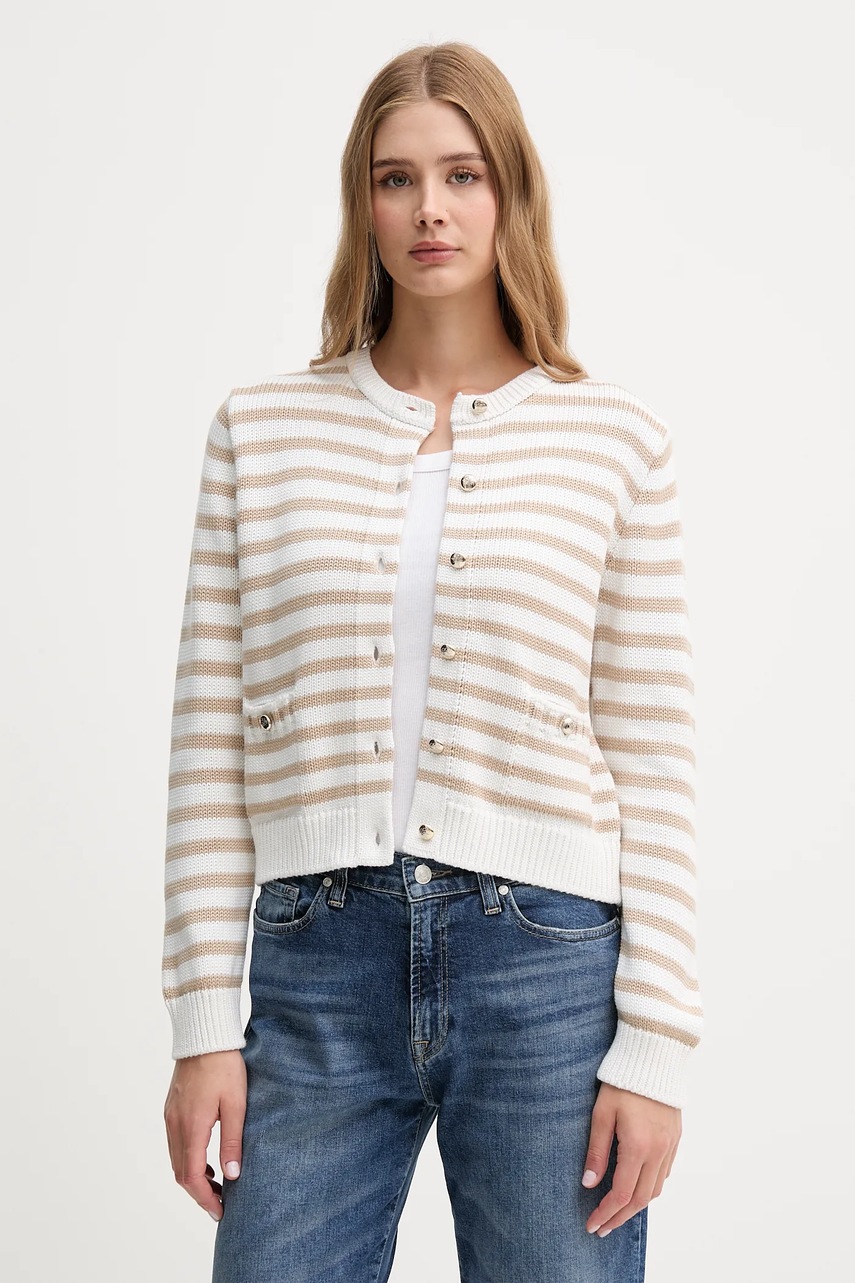 Joop! cardigan culoarea bej, 30047636