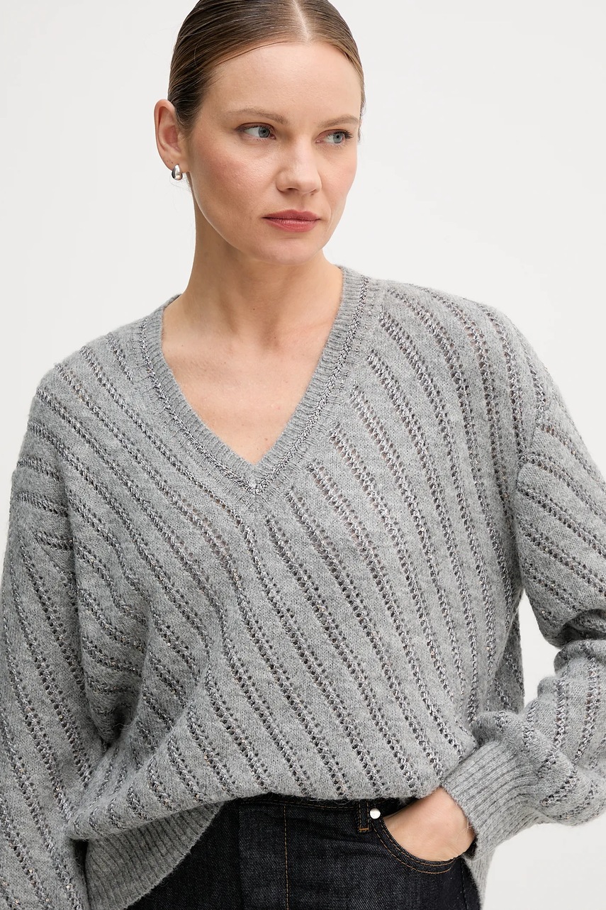 Πουλόβερ με προσθήκη μαλλιού Marc Aurel φωτογραφία