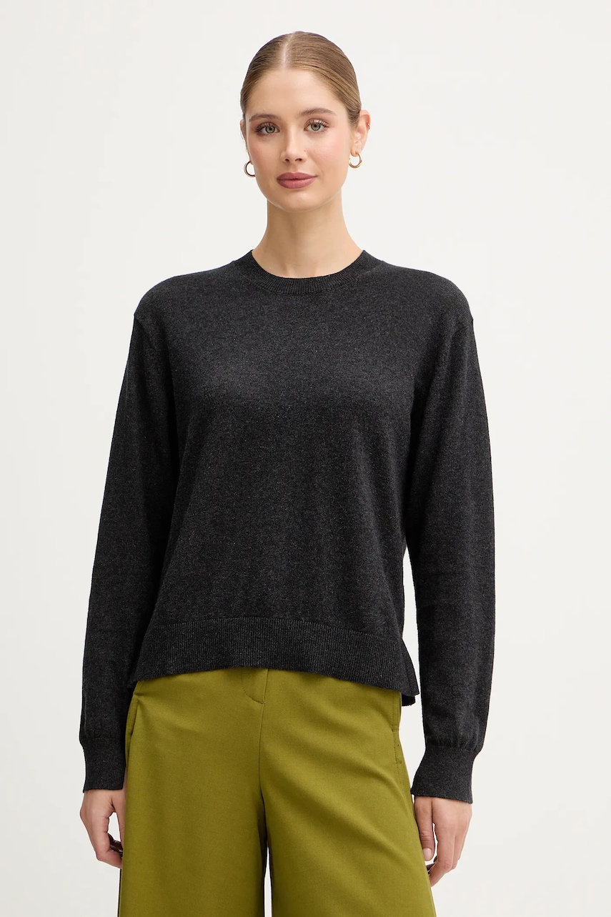 Pepe Jeans pulover din amestec de lână culoarea negru, light, PL7000035
