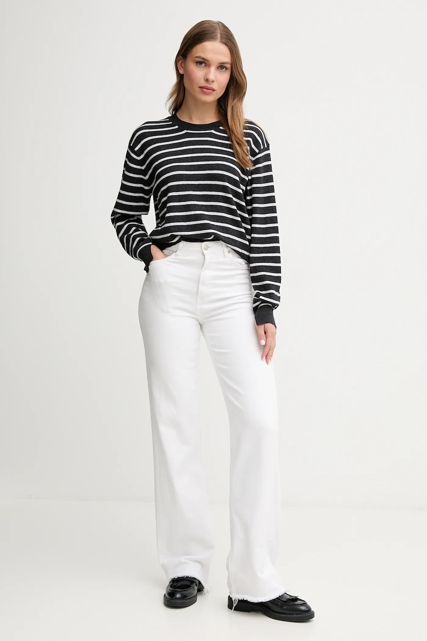 Свитер с примесью кашемира Pepe Jeans цвет чёрный лёгкий PL7000003 Свитер с примесью кашемира Pepe Jeans цвет чёрный лёгкий PL7000003