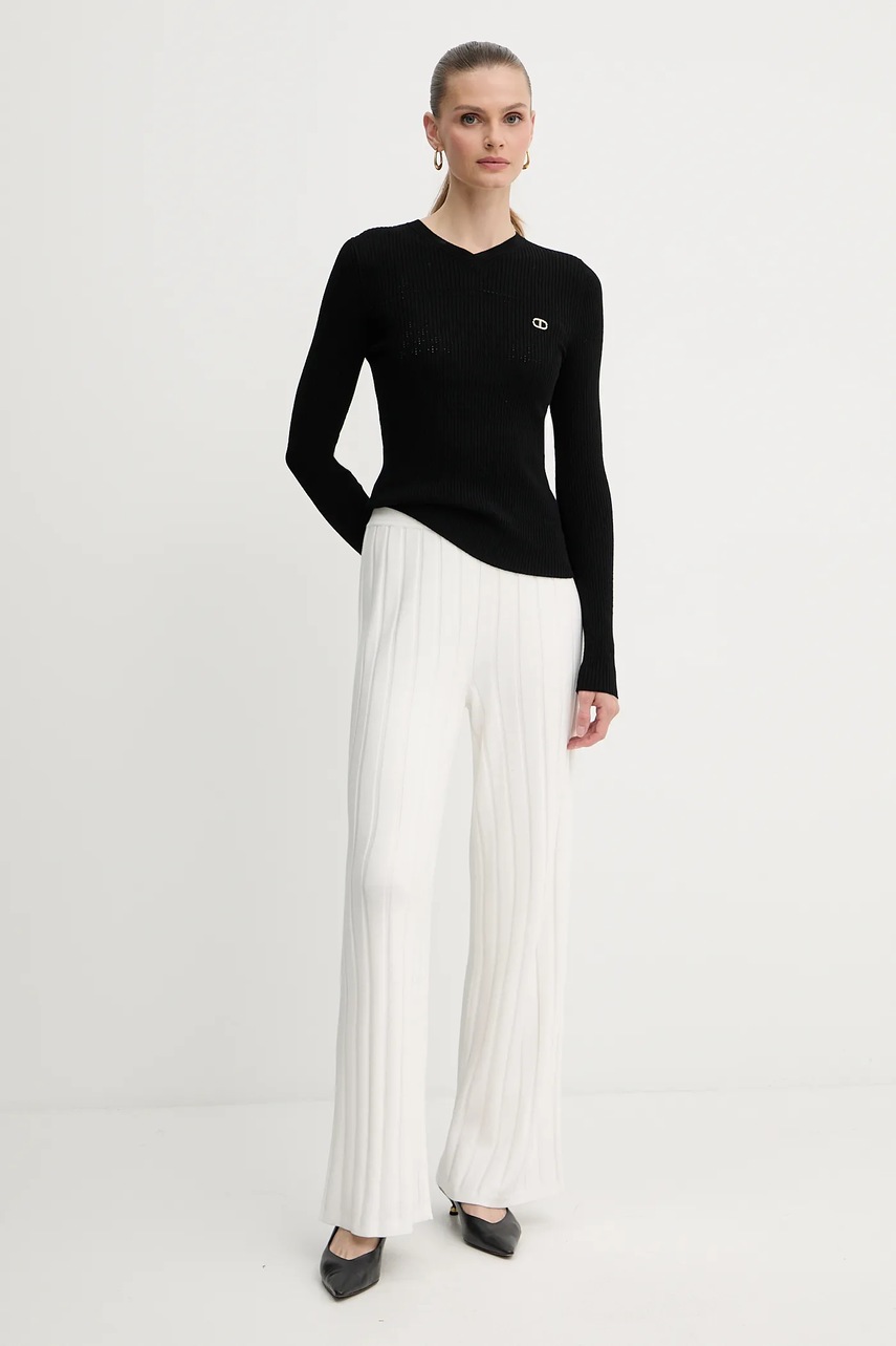 Свитер Twinset цвет чёрный лёгкий 252TP3241 Свитер Twinset цвет чёрный лёгкий 252TP3241