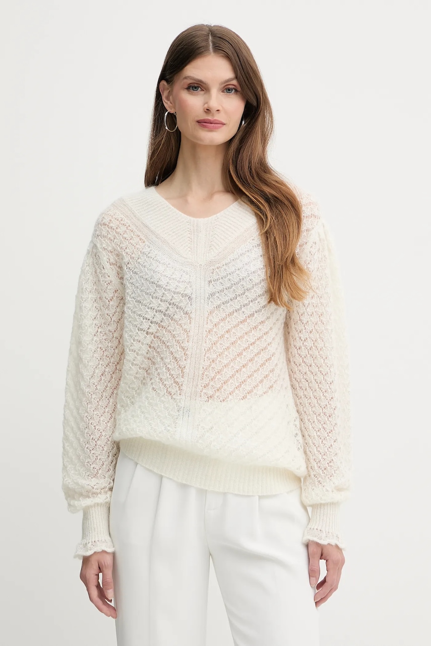 Πουλόβερ με προσθήκη μαλλιού Twinset