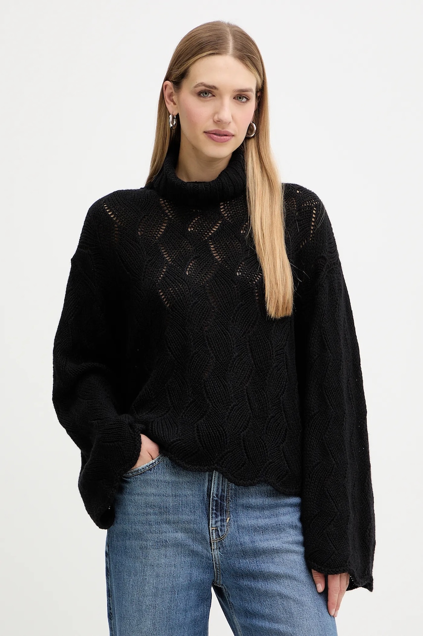 Πουλόβερ με προσθήκη μαλλιού Twinset