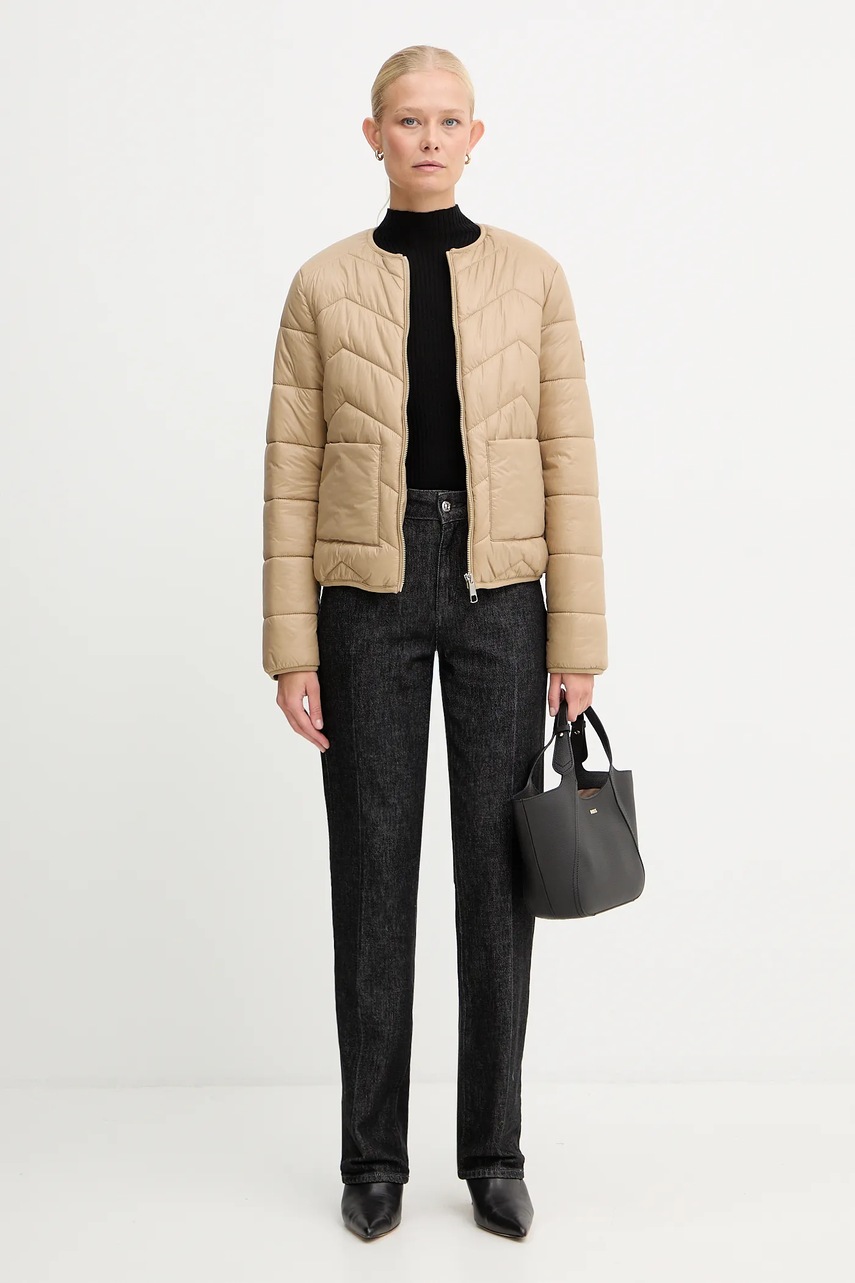 Шерстяной свитер Twinset цвет чёрный лёгкий с полугольфом 252TT3111