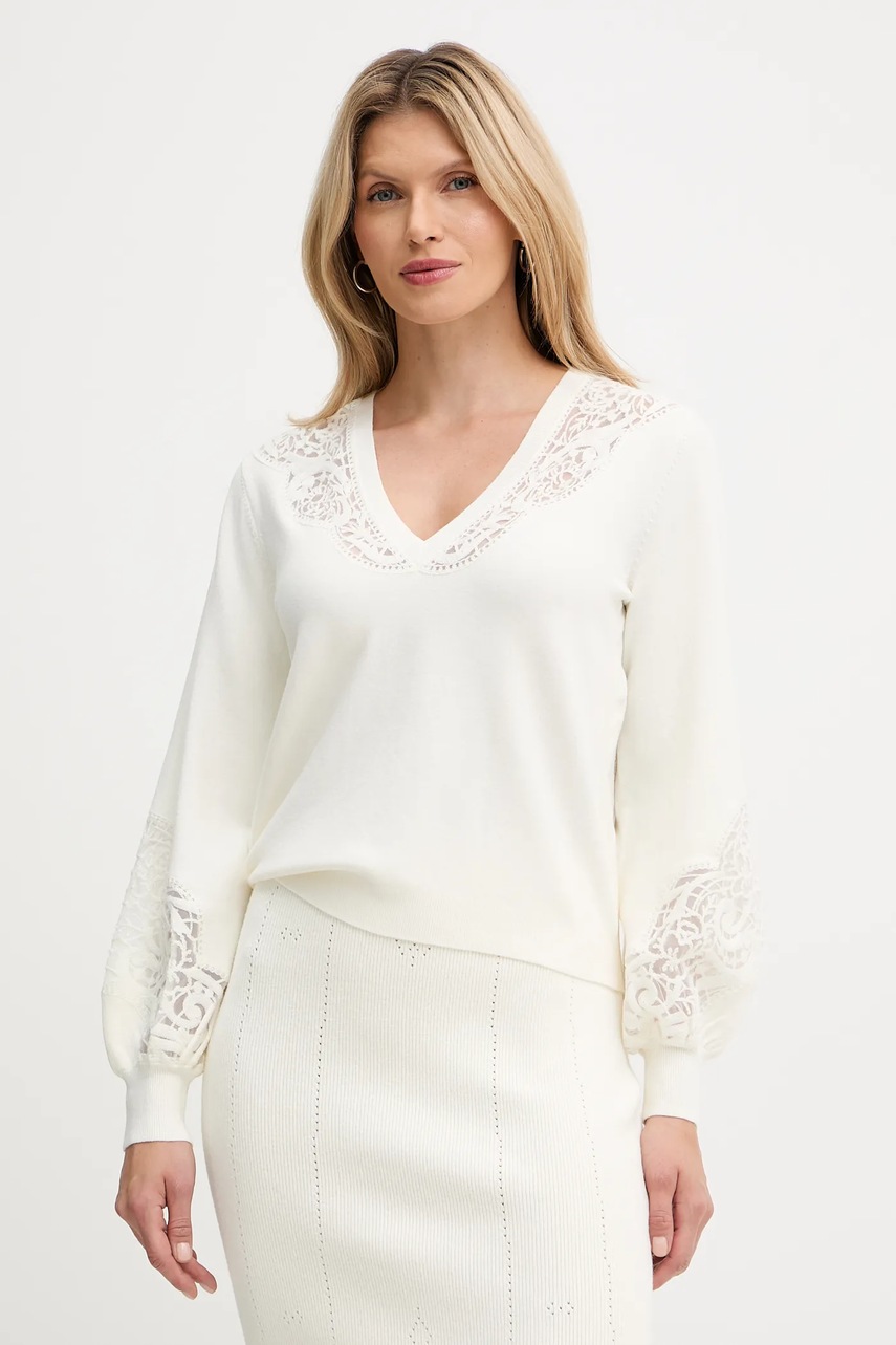 Twinset pulover din amestec de lână Femei / Îmbrăcăminte / Pulovere și cardigane / Pulovere answear.ro Twinset pulover din amestec de lână Femei / Îmbrăcăminte / Pulovere și cardigane / Pulovere answear.ro