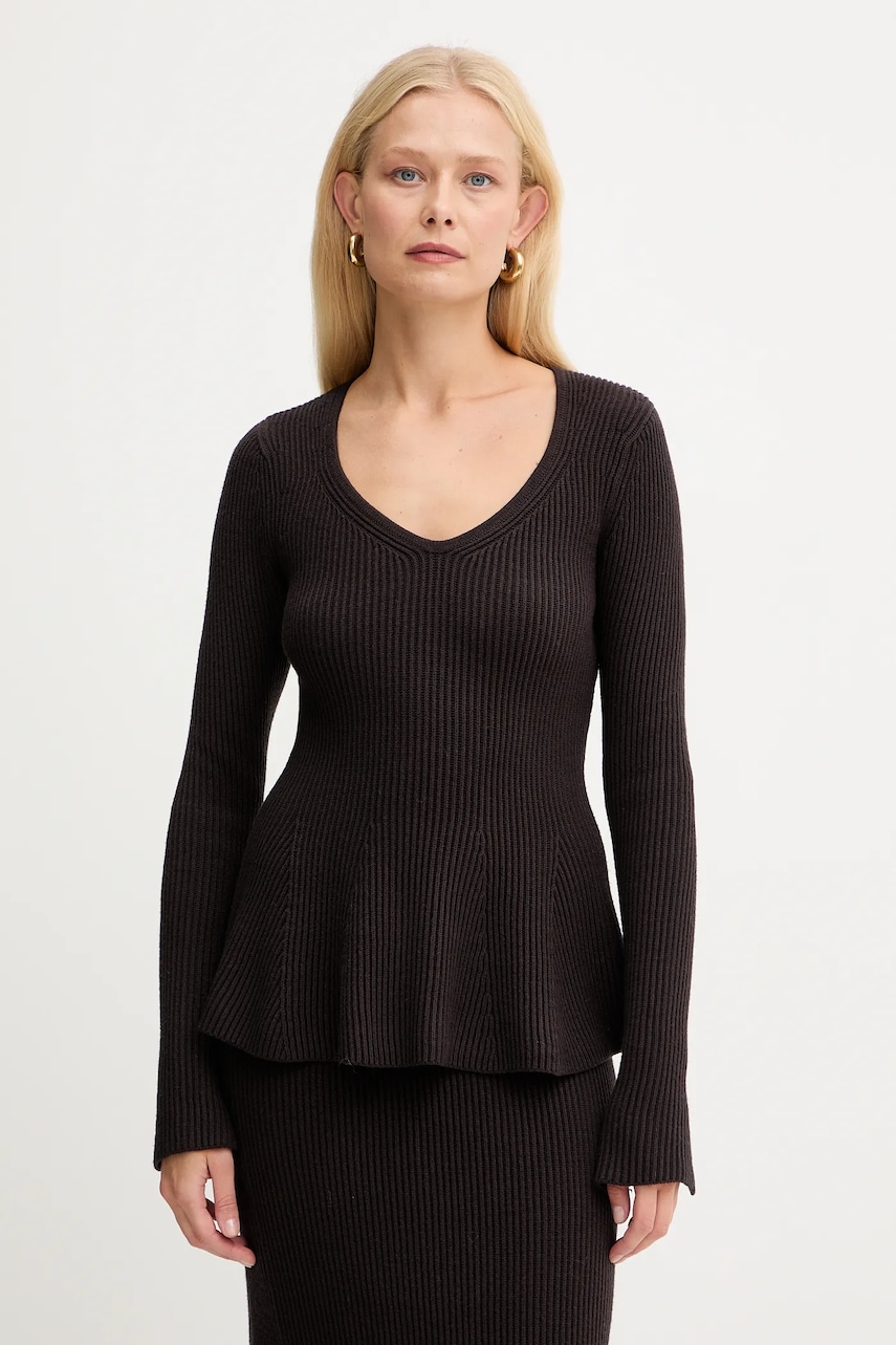 Πουλόβερ με προσθήκη μαλλιού Twinset