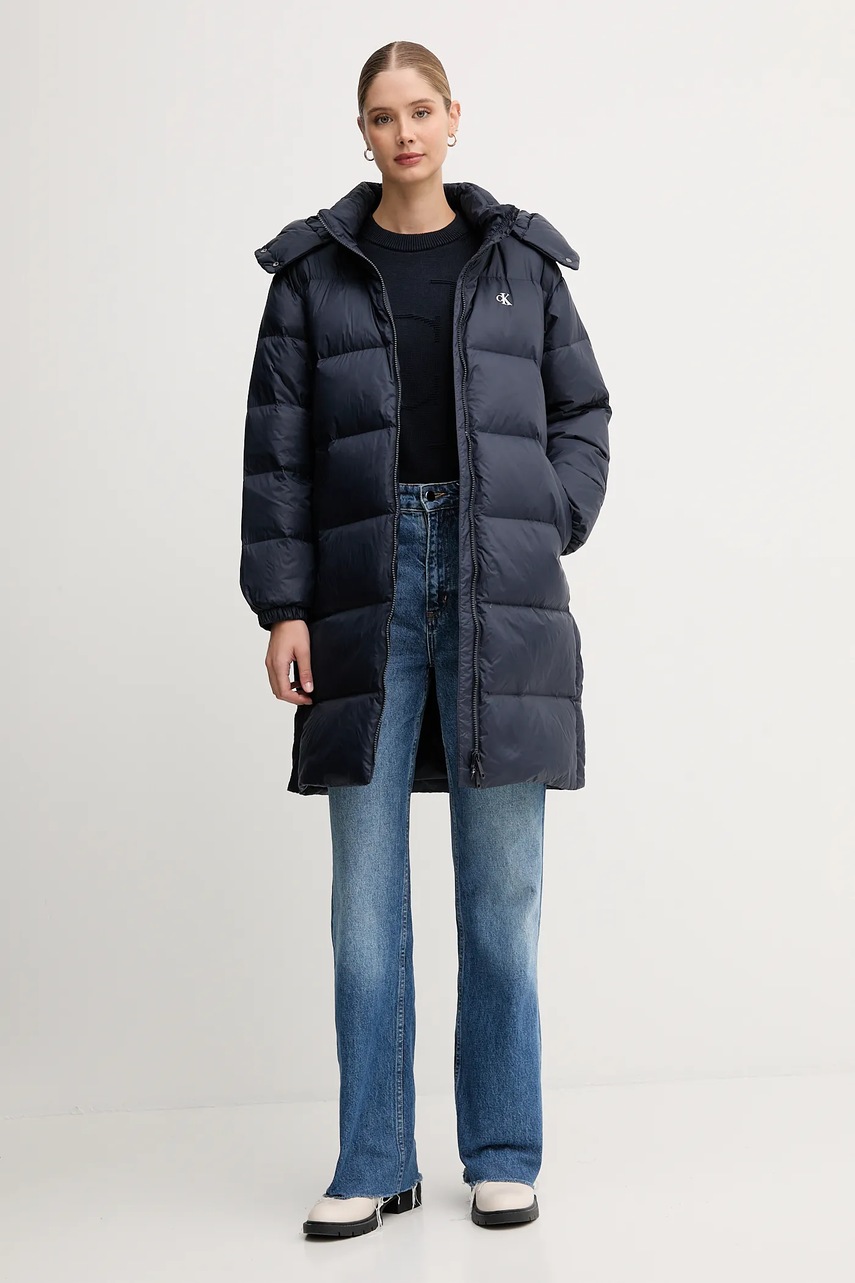 Хлопковый свитер Calvin Klein Jeans цвет синий  LV047D304G