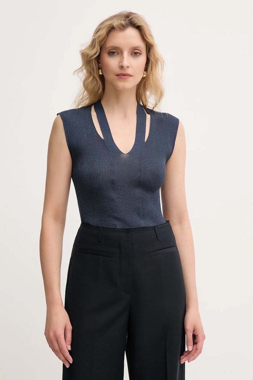 MAX&Co. top culoarea bleumarin, 2526366021200