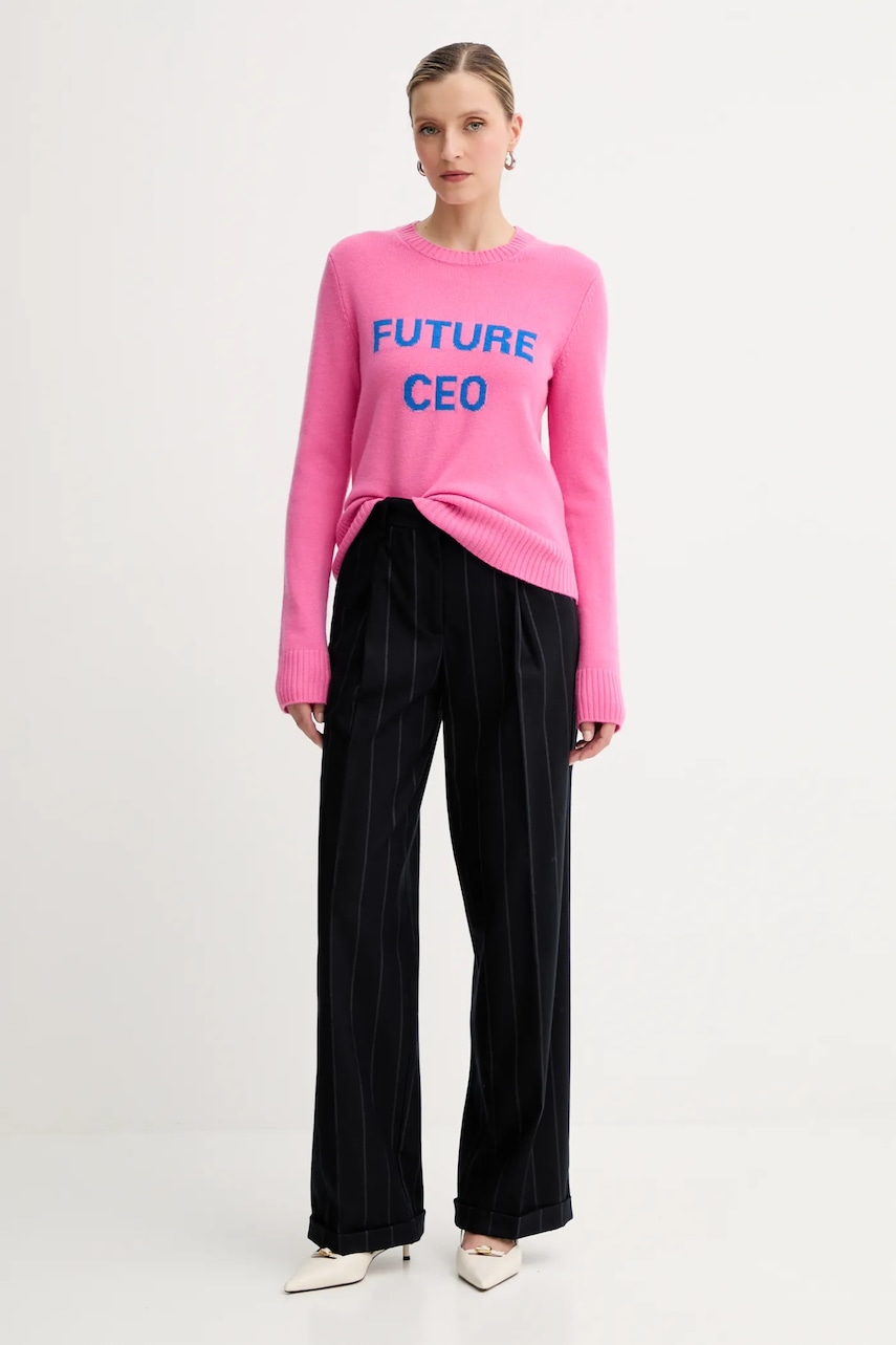 Шерстяной свитер MAX&Co. цвет розовый лёгкий 2528366032200