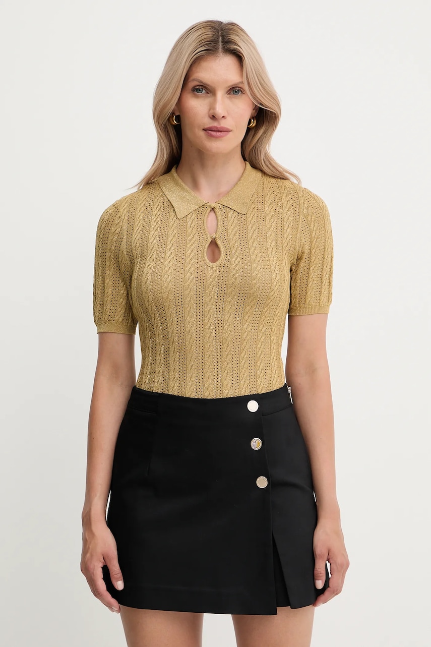 Morgan tricou polo culoarea verde, MCABI