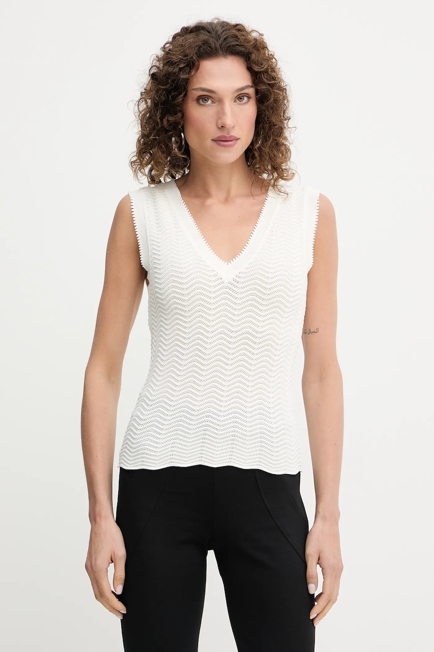 Morgan top culoarea bej, MUSH