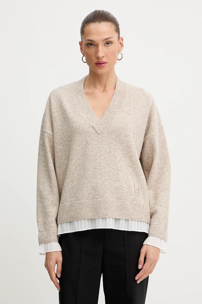 Πουλόβερ με προσθήκη μαλλιού Liu Jo