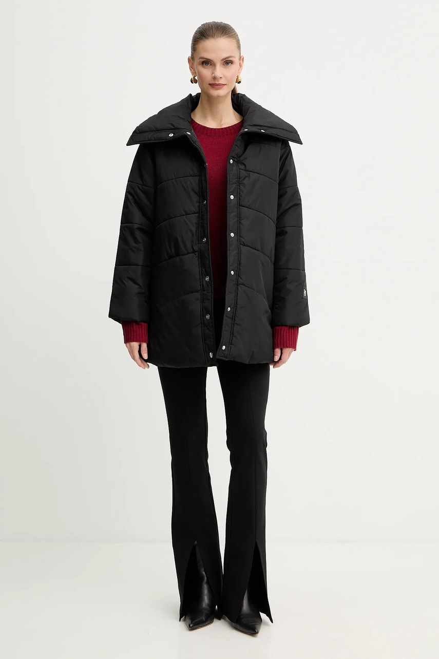 Свитер с добавлением шерсти Liu Jo цвет бордовый  MF5444 MS76L