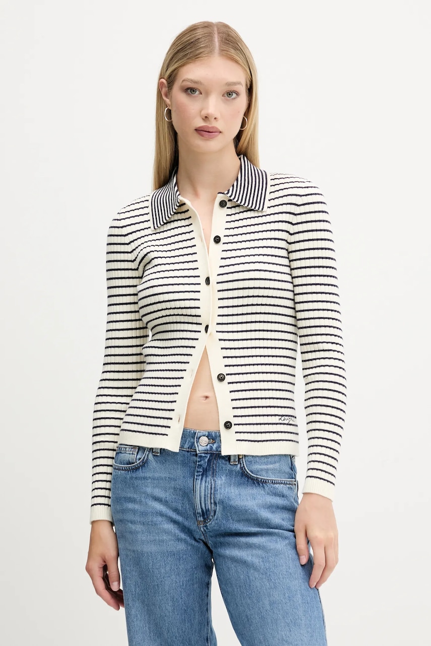 Desigual cardigan SITKA culoarea bej, 25WWJF19