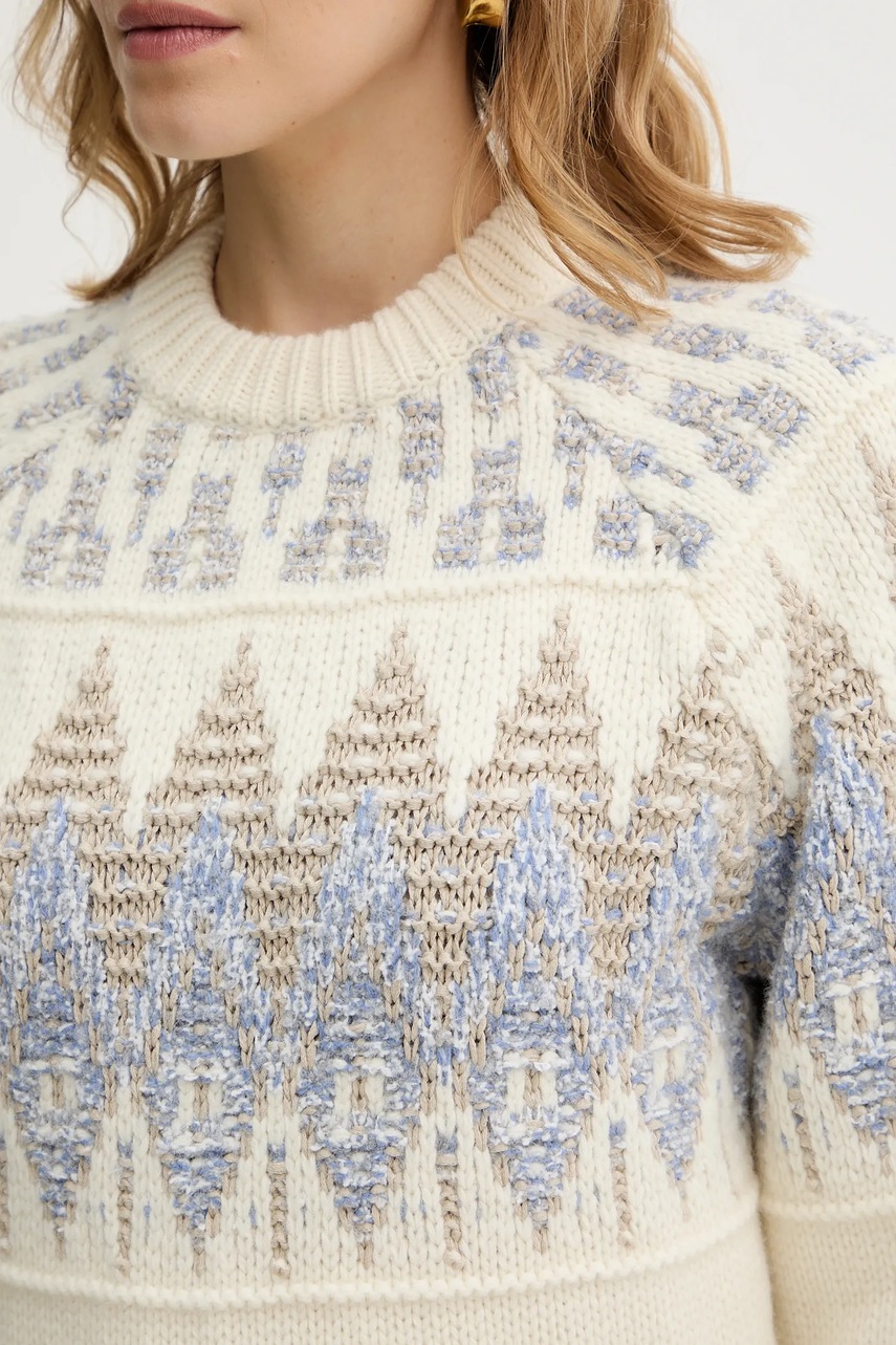 Svetr s příměsí vlny BOSS Orange C_Farombo (obrázek 5)