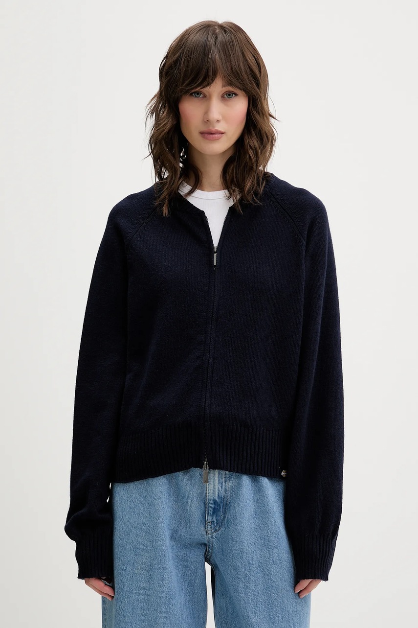 Levně Kardigan Dickies dámský, tmavomodrá barva, DK0A87OZ