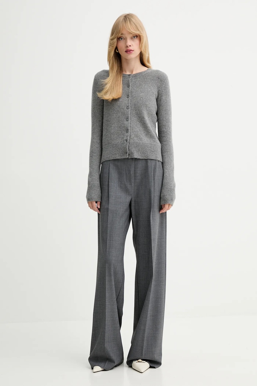 Кардиган с шерстью Marella цвет серый лёгкий 2523346084200