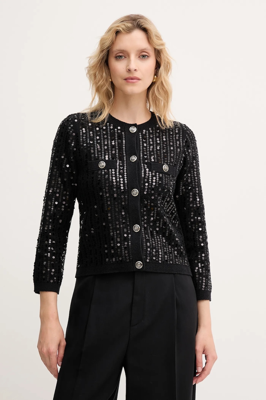 Marella cardigan culoarea negru, 2523346094200