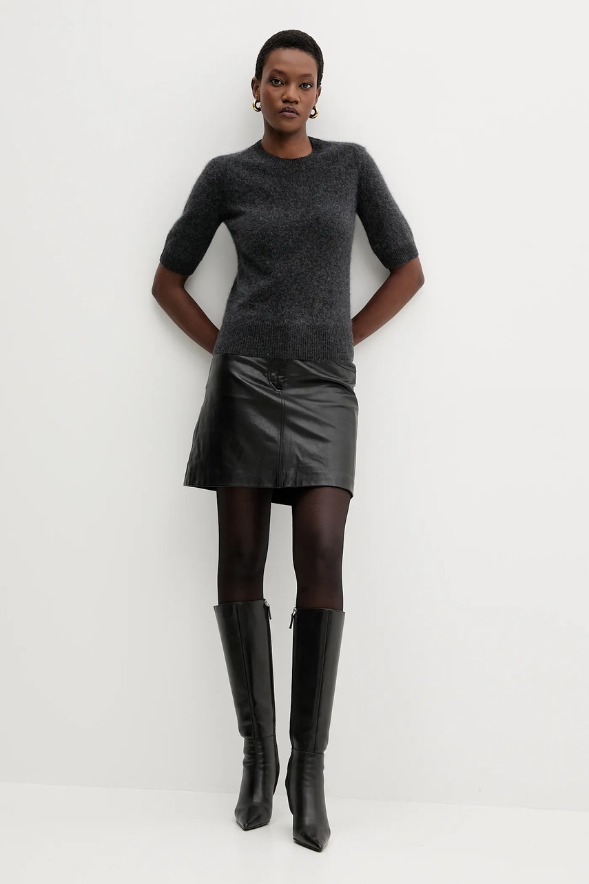 Шерстяной свитер Marella цвет серый лёгкий 2523366075200