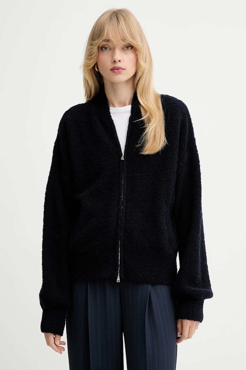 Marella cardigan culoarea bleumarin, 2523906044200