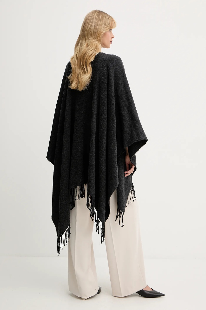 Πόντσο Marella Emme by Marella χρώμα: γκρι, 2525546031200 φωτογραφία