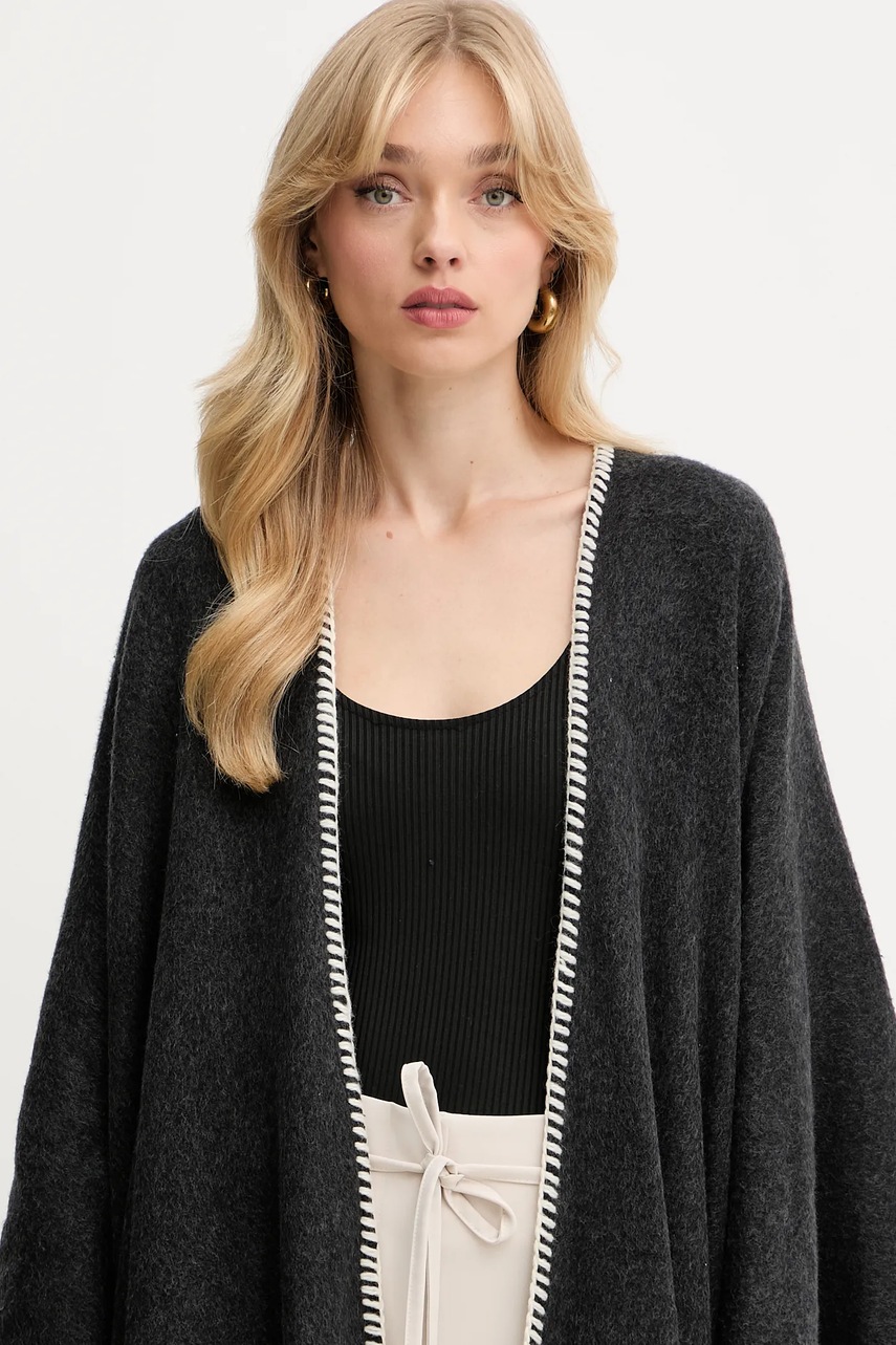 Πόντσο Marella Emme by Marella χρώμα: γκρι, 2525546031200 φωτογραφία