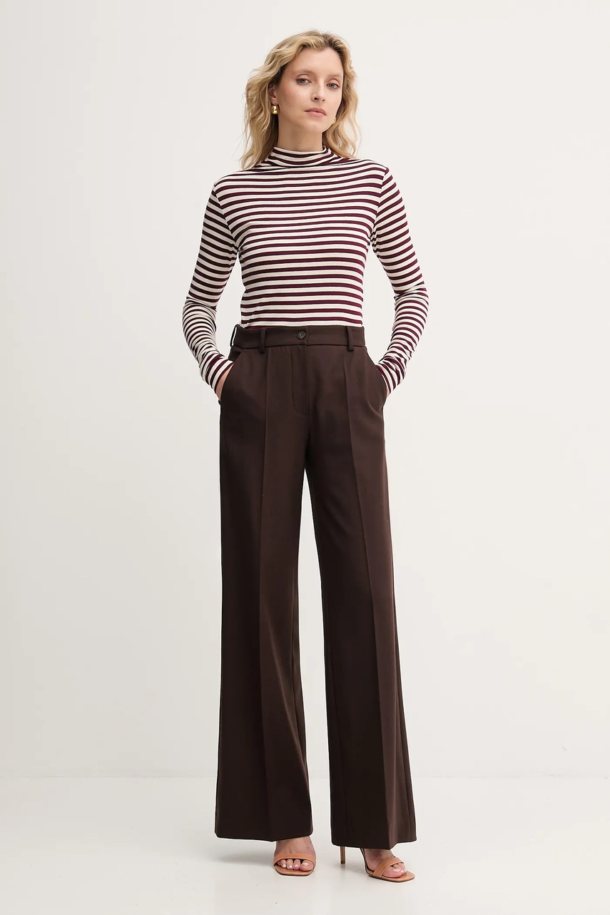 Лонгслив Marella Emme by Marella цвет бежевый с гольфом 2525946031200