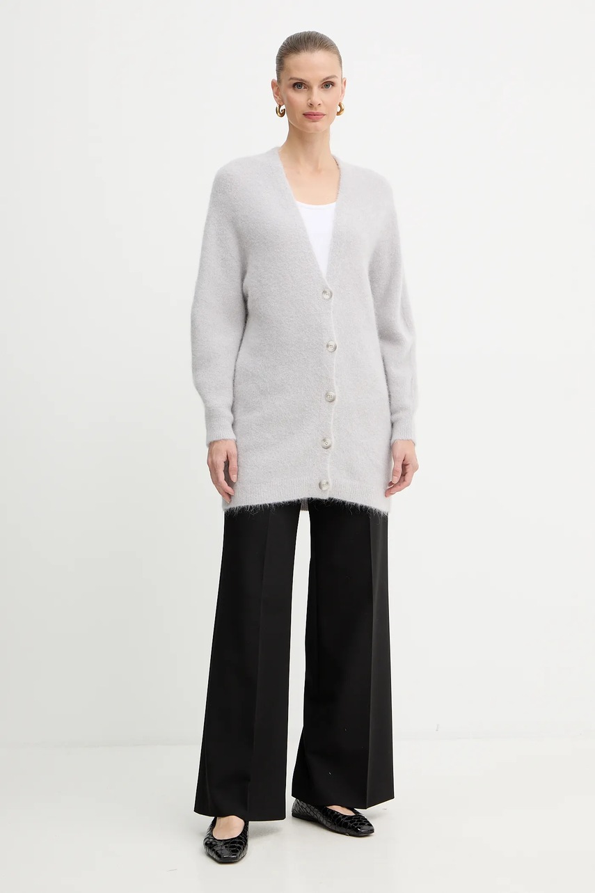 Кардиган с шерстью Marella цвет серый 2523346122200