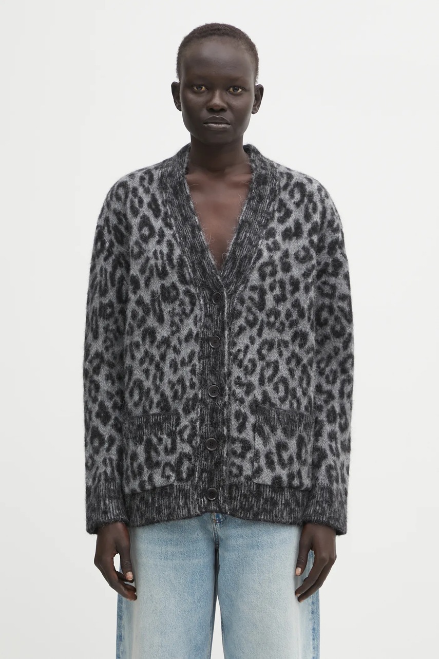 Anine Bing cardigan cu alpaca banks