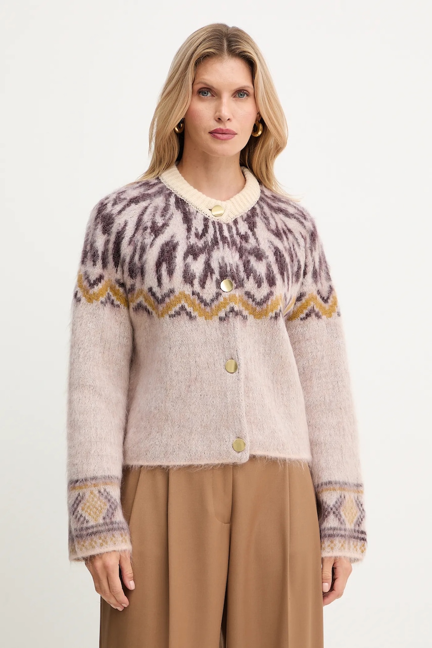 Forte Forte cardigan din amestec de lână culoarea bej, 14459.myknit