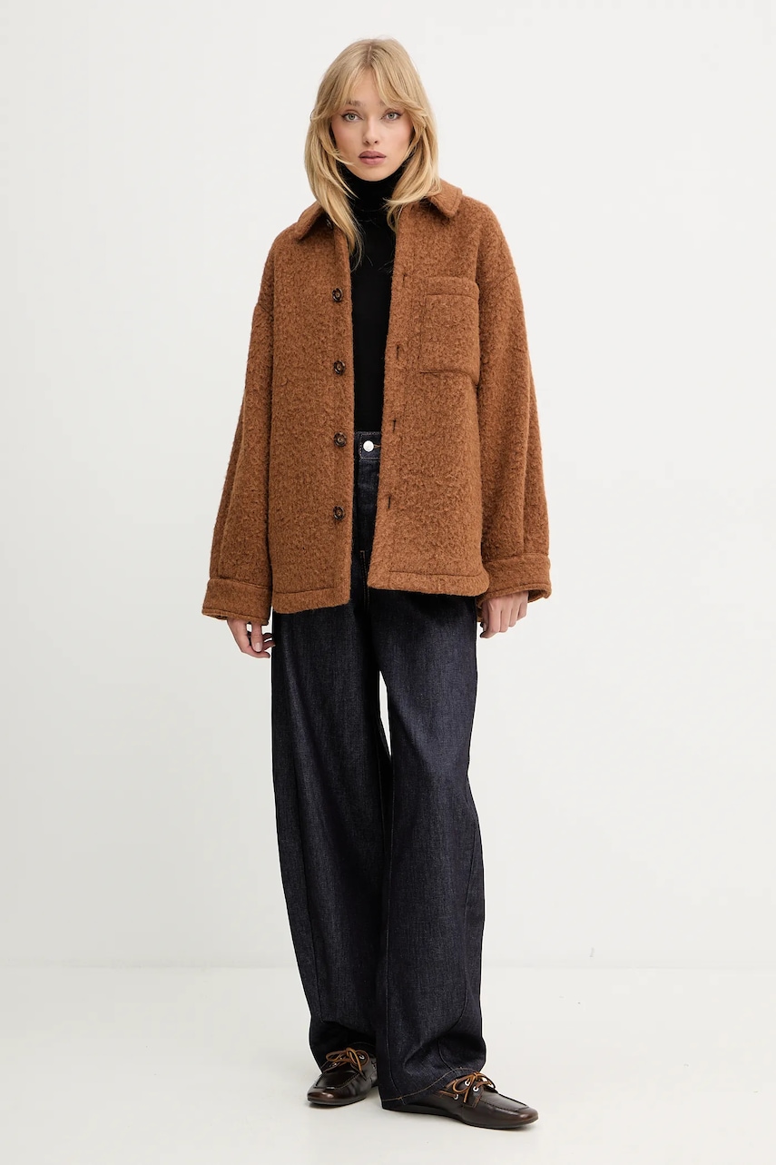 Vlněný svetr BOSS Frizani