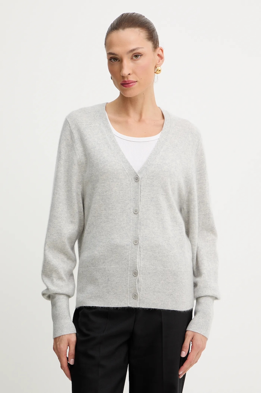 BOSS cardigan din cașmir culoarea gri, light, 50548814