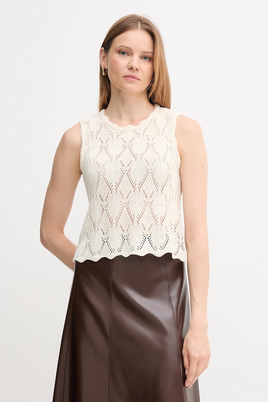 Hoss Intropia vesta culoarea bej, light