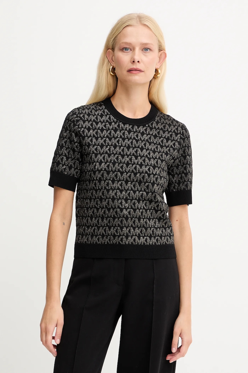 MICHAEL Michael Kors tricou culoarea negru, MF561EKK0K