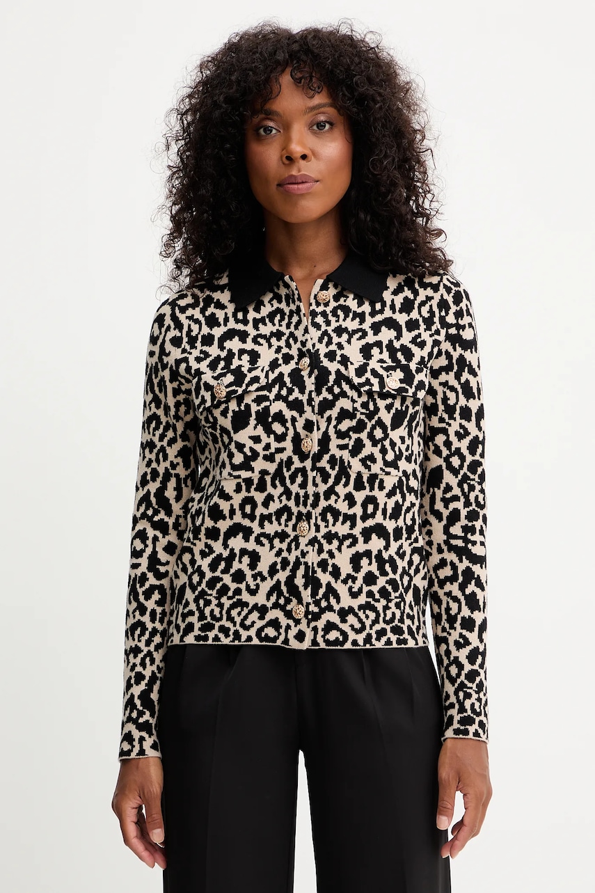 Morgan cardigan culoarea bej, MBOLEO Morgan cardigan culoarea bej, MBOLEO