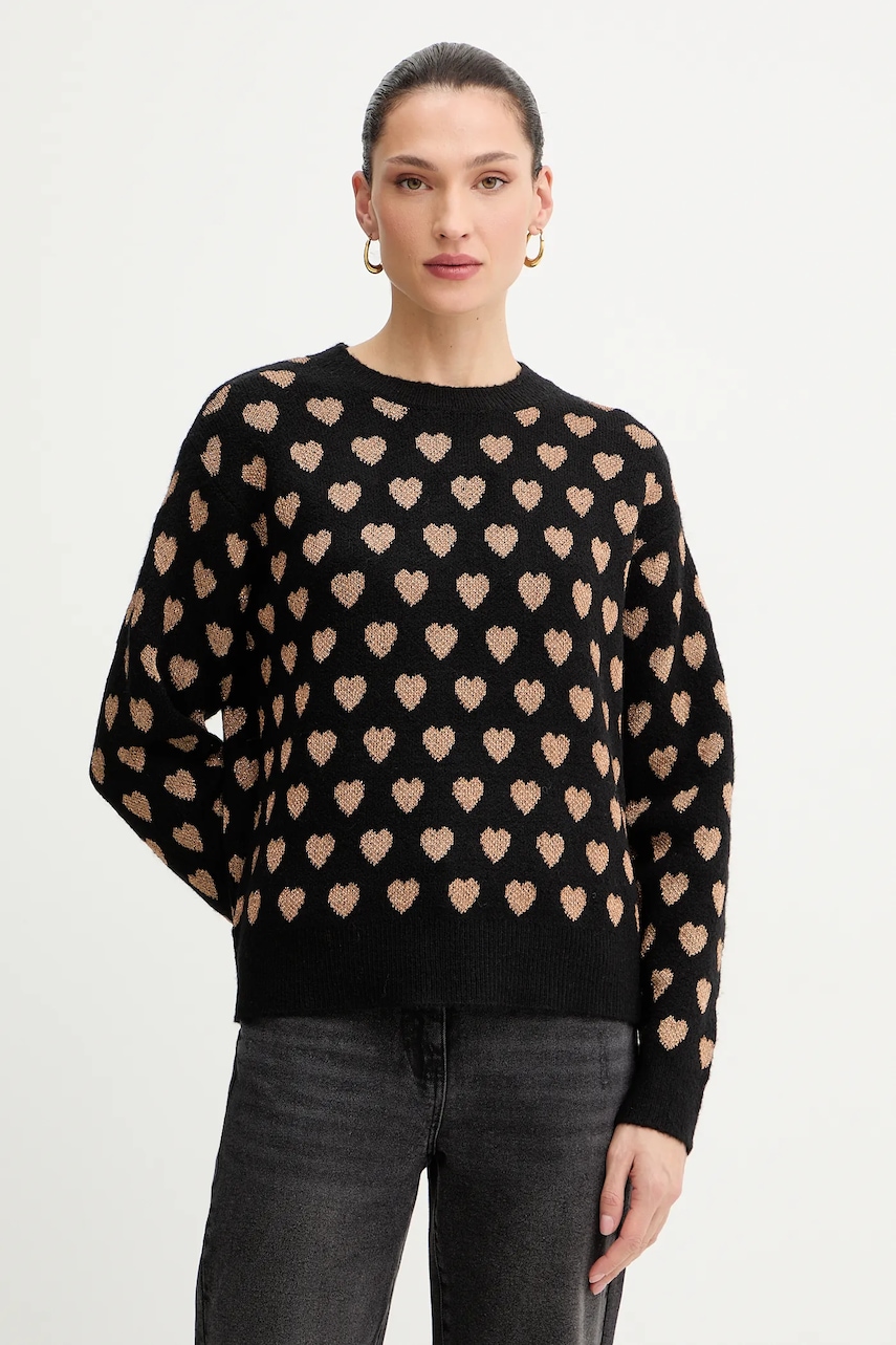 Morgan pulover culoarea negru, light, MCOEUR