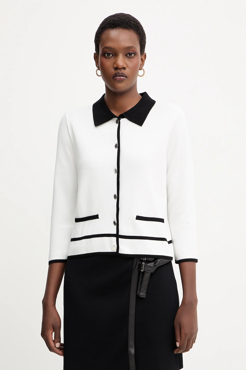 Morgan cardigan culoarea alb, light, MJIM
