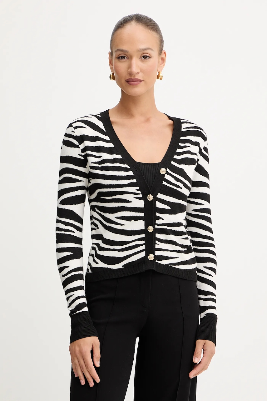 Morgan cardigan culoarea negru, light, MZOO