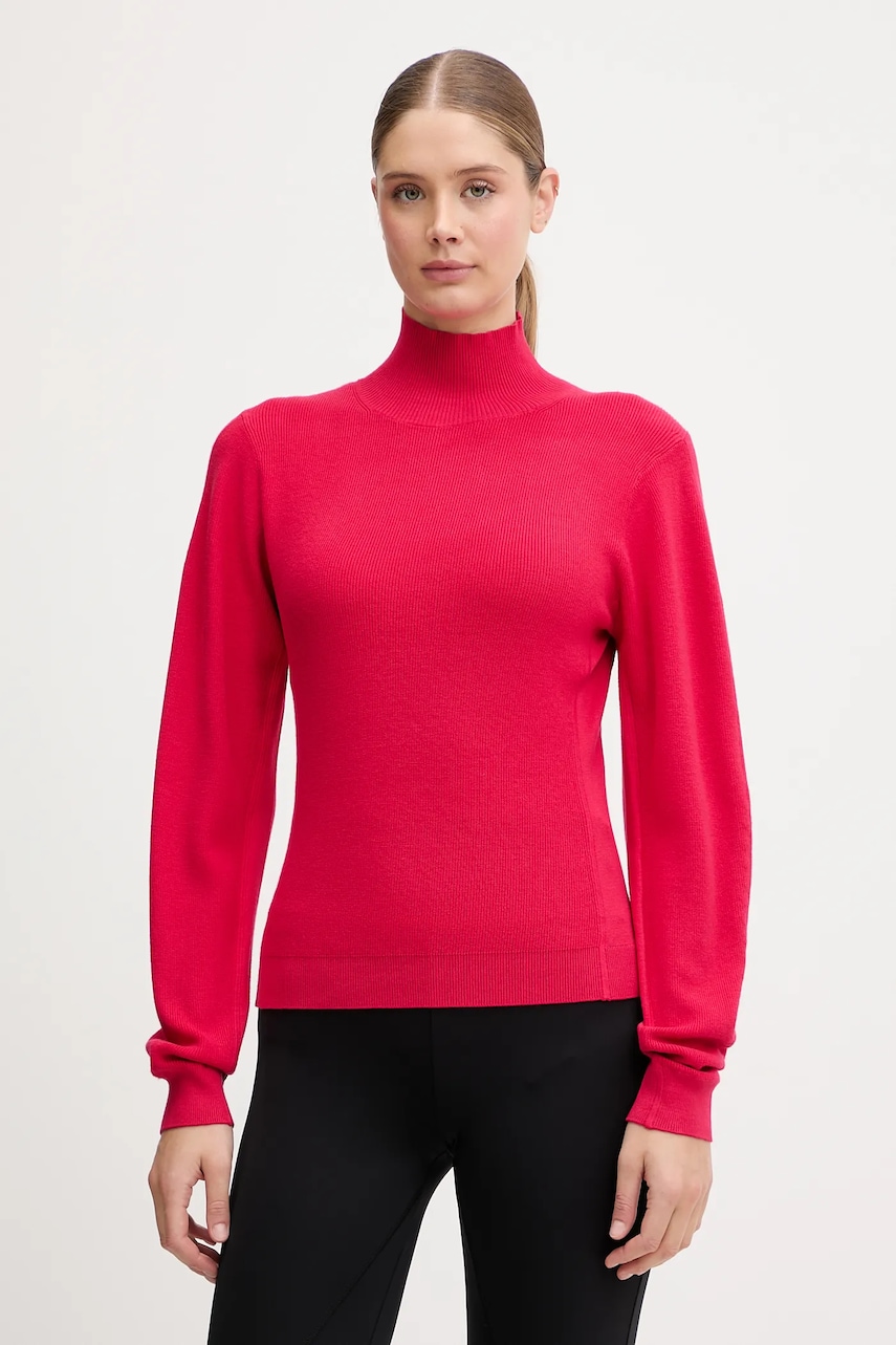 Sportalm pulover Walsall culoarea roz, light, cu turtleneck, 450212