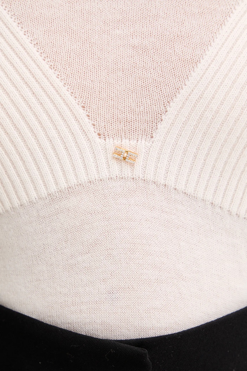 Svetr s příměsí vlny Elisabetta Franchi (obrázek 5)