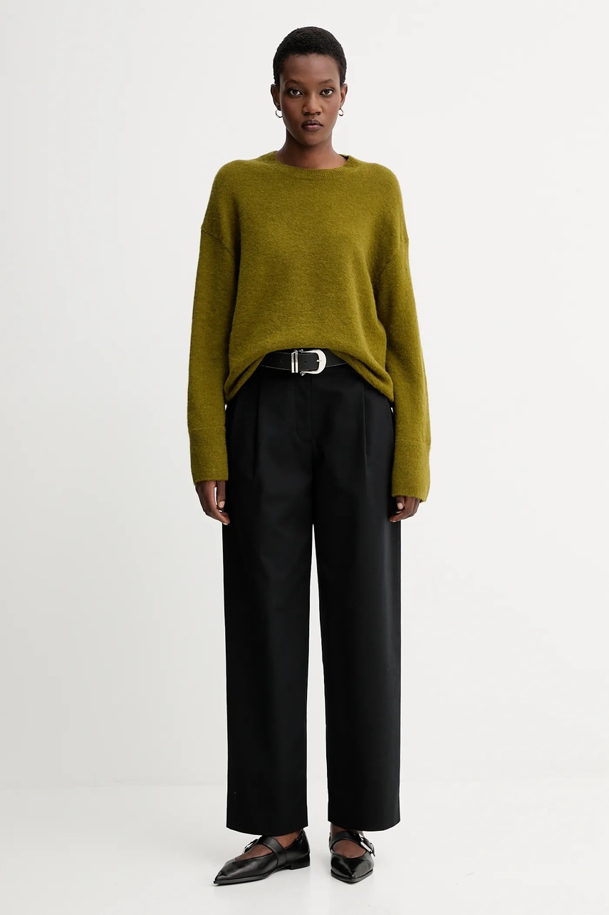 Свитер с добавлением шерсти Marc OPolo цвет зелёный лёгкий 509607460179