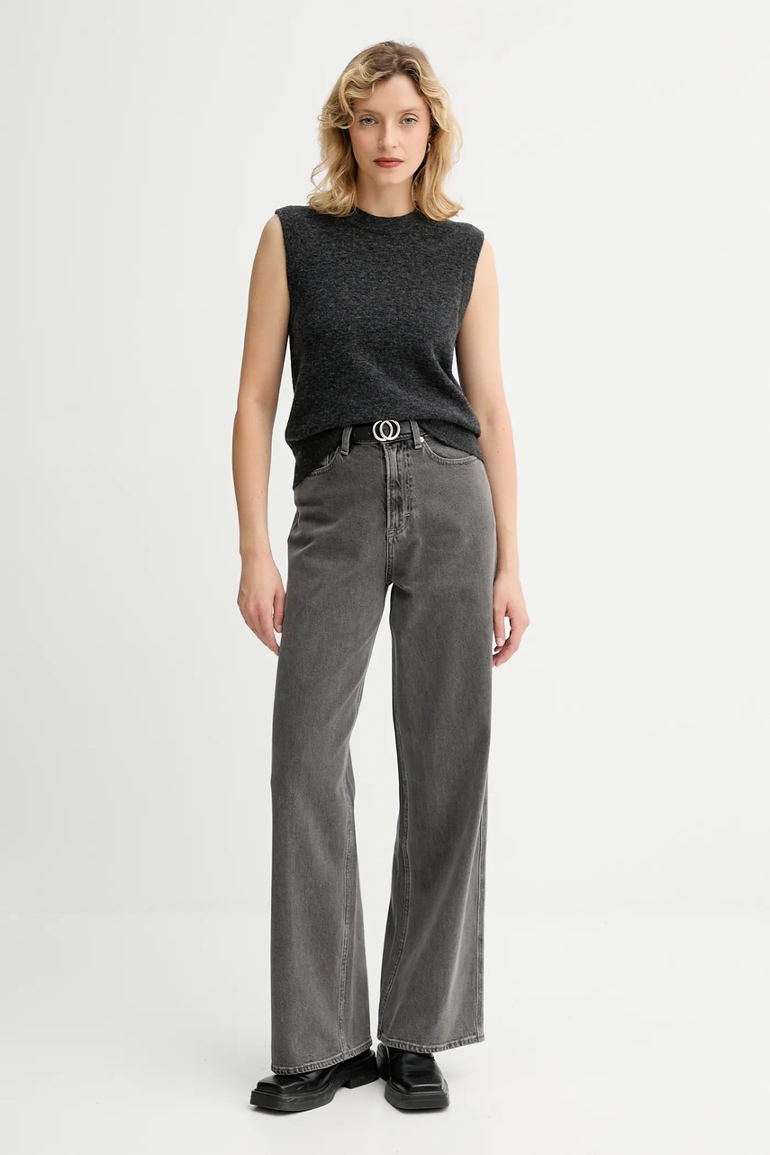 Жилетка с примесью шерсти Marc OPolo цвет серый лёгкое 5000006924