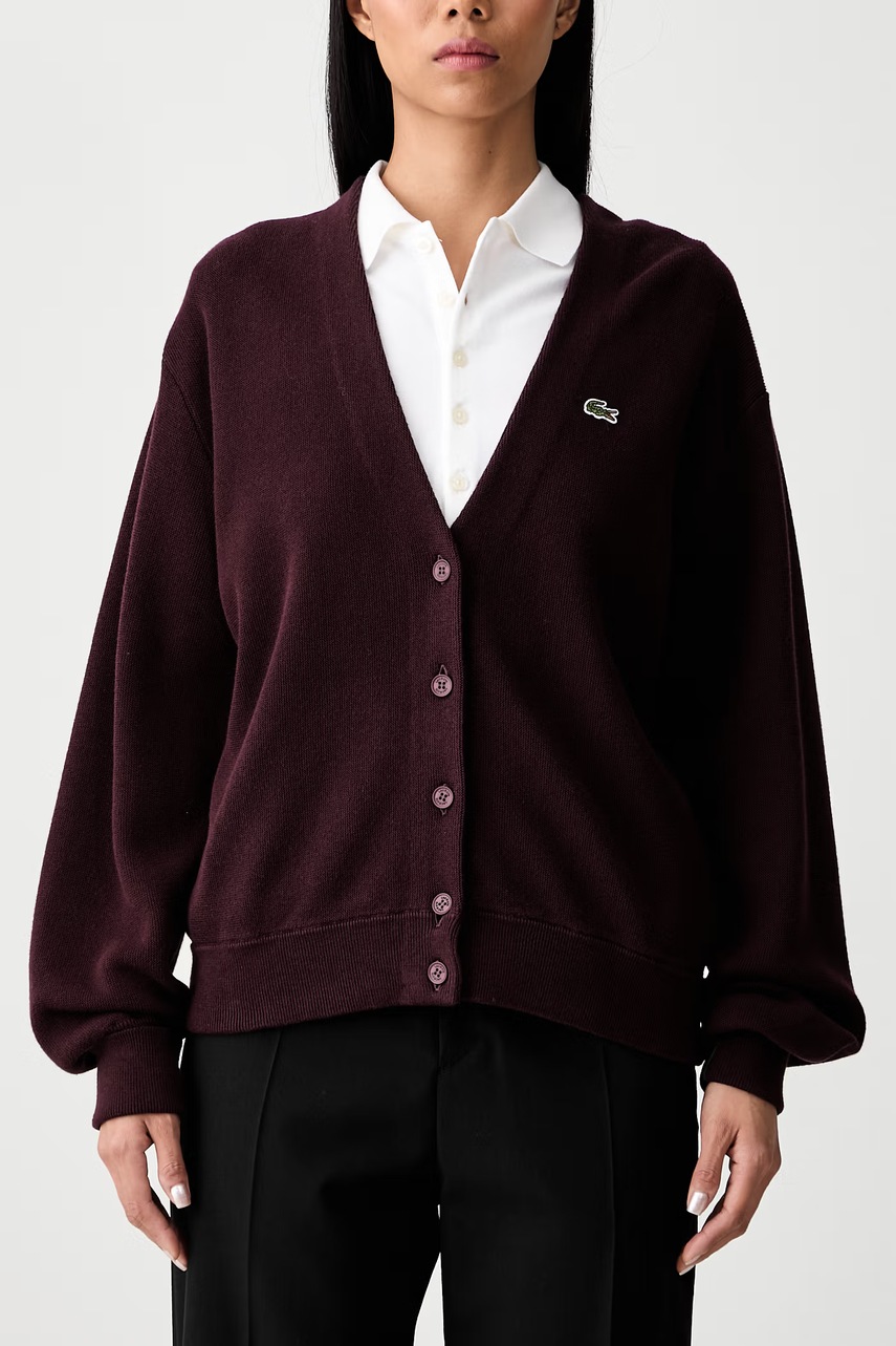 Lacoste Lacoste ζακέτα γυναικεία με μαλλί - 5