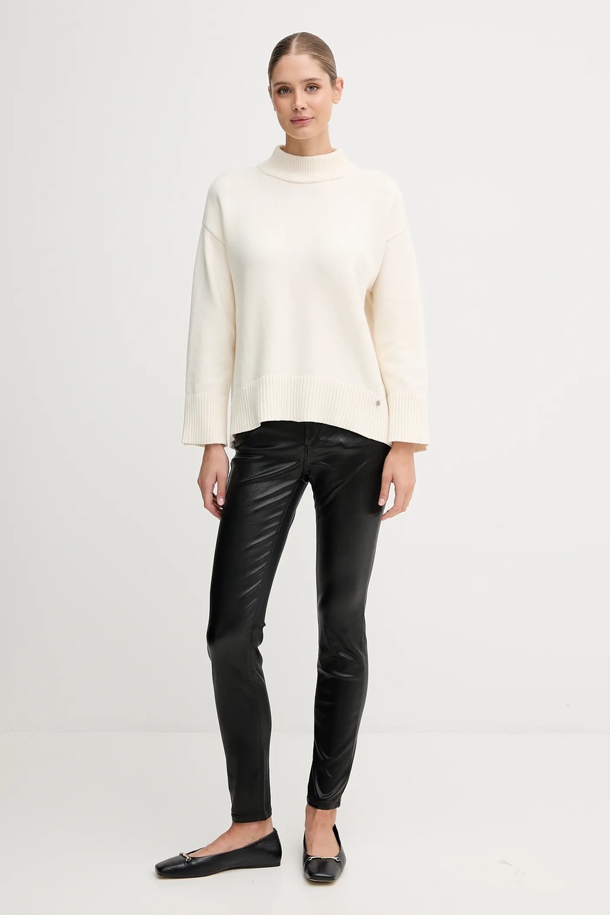 Свитер Dkny цвет бежевый лёгкий DJ5R0889