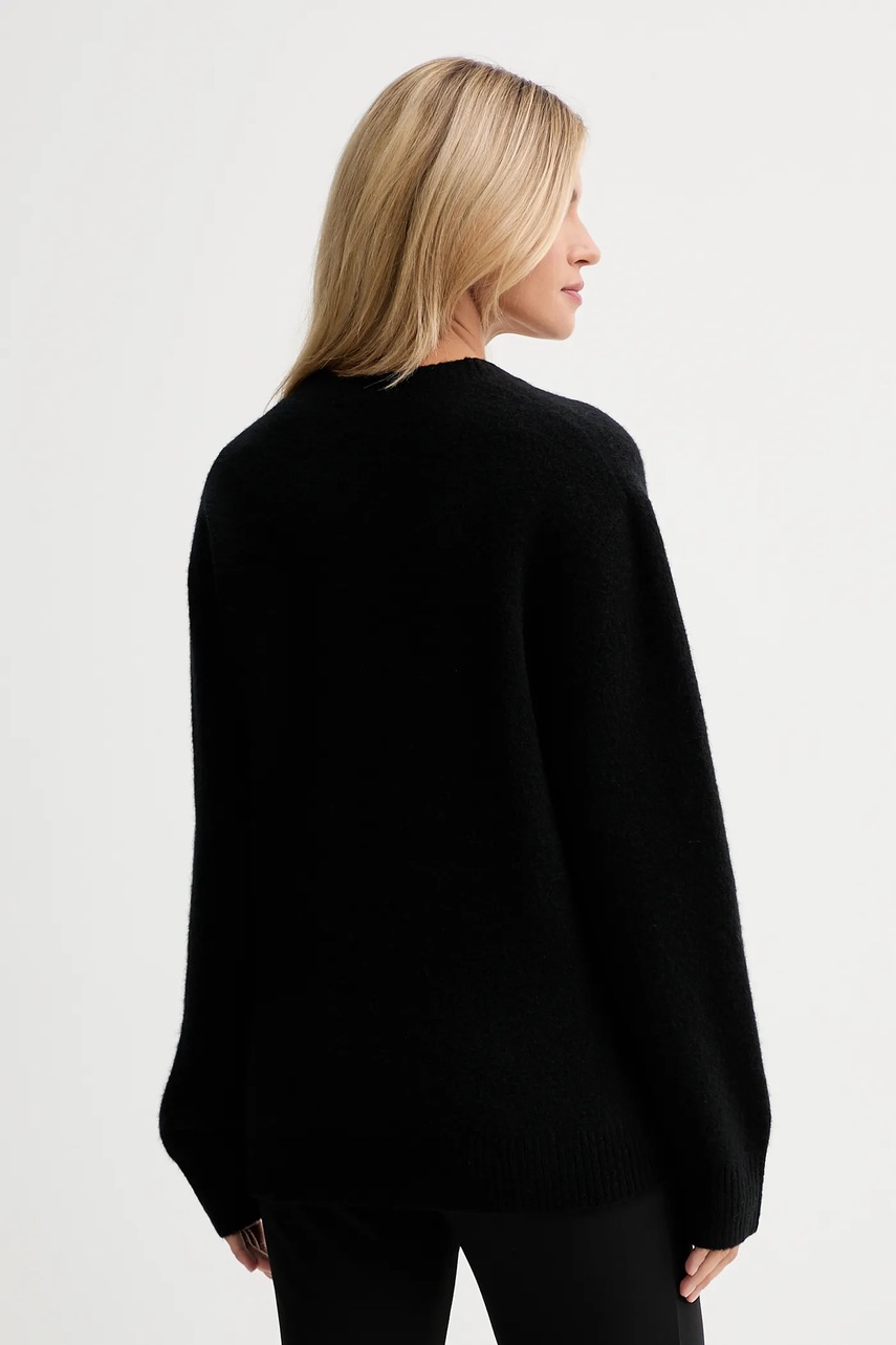 Ζακέτα με προσθήκη μαλλιού ISABELLE BLANCHE χρώμα: μαύρο, IS25FW-M152-F007 φωτογραφία