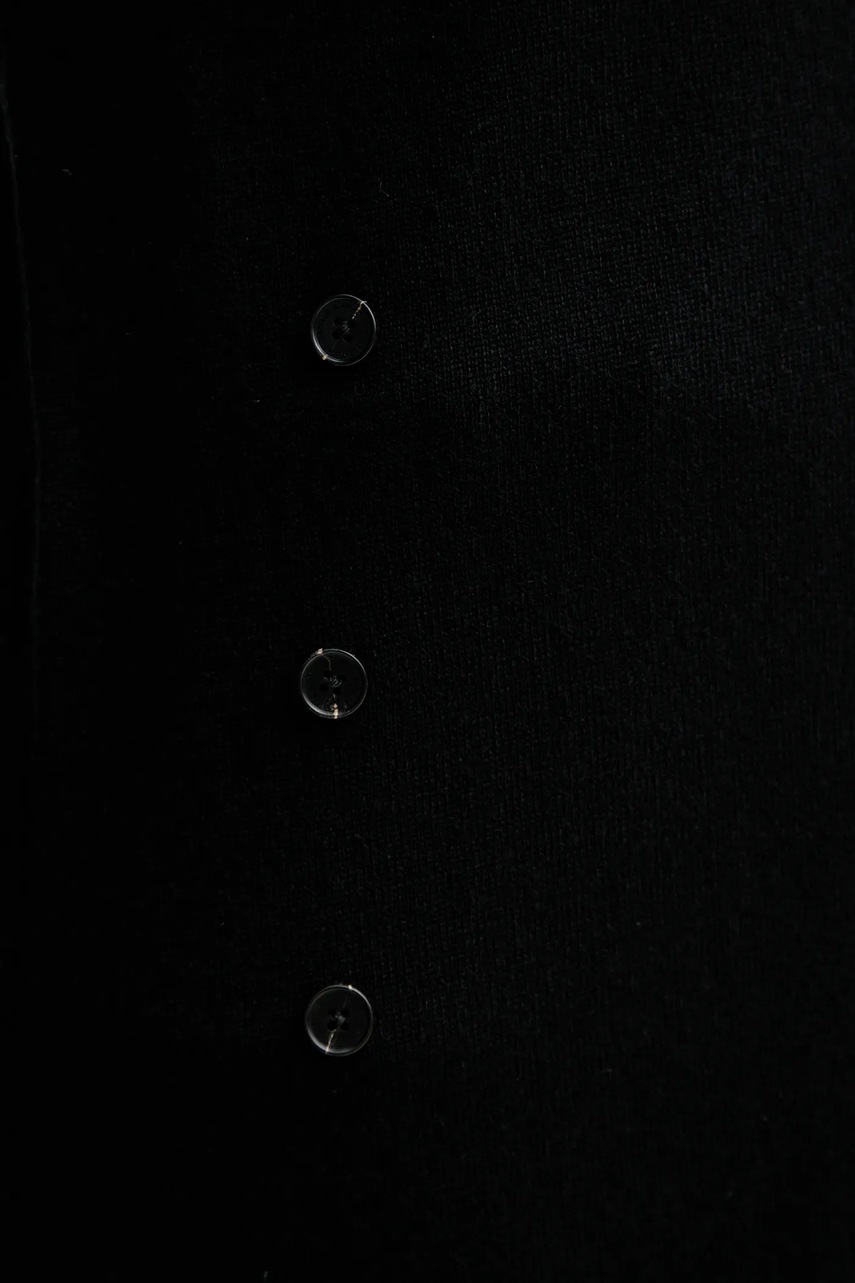 Ζακέτα με προσθήκη μαλλιού ISABELLE BLANCHE χρώμα: μαύρο, IS25FW-M184-F008 φωτογραφία