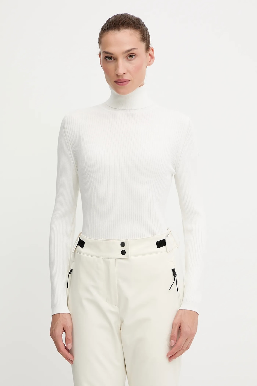 Fusalp pulover Ancelle culoarea bej, light, cu guler, O1110