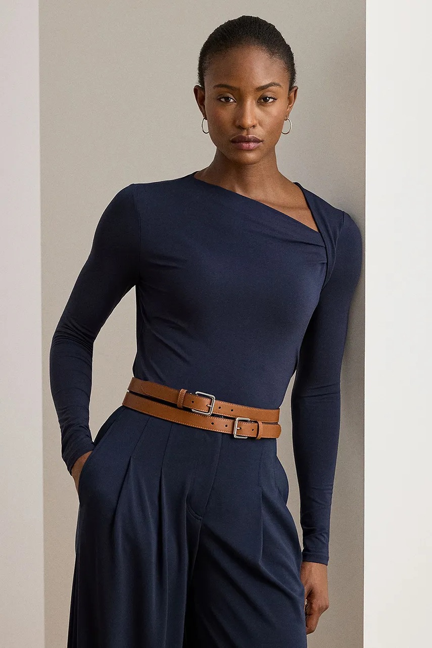 Levně Svetr Lauren Ralph Lauren dámský, tmavomodrá barva, 200980153