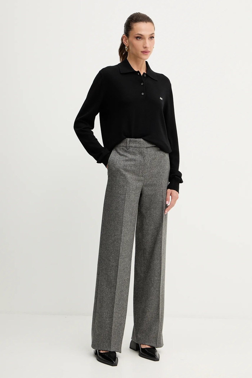 Шерстяной свитер Miss Sixty цвет чёрный лёгкий 6S1RJ37300